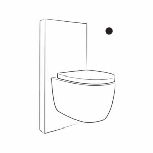 Inodoros suspendidos negros