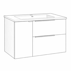 2 puertas y 1 cajón