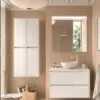 Conjunto mueble de baño con encimera de madera Noja Salgar principal 1
