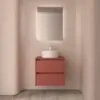 Conjunto mueble de baño con encimera de madera Noja Salgar ambiente 14