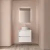 Conjunto mueble de baño con encimera de madera Noja Salgar ambiente 17