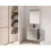 Conjunto completo mueble de baño fondo reducido 35 cm Hone Amizuva principal 7