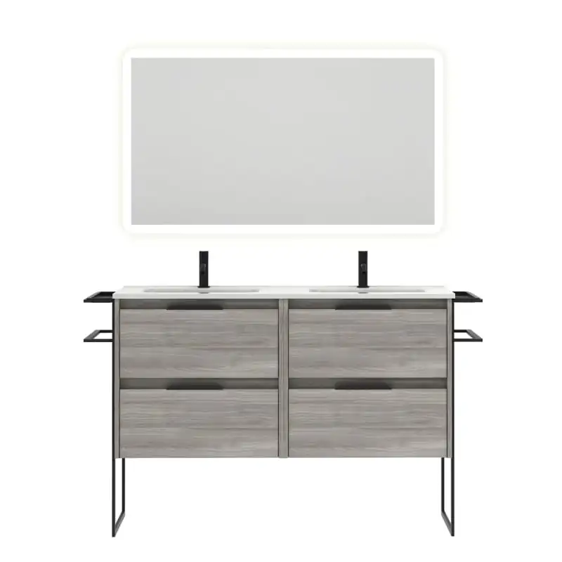 Conjunto mueble de baño Keiko Amizuva 3D 9