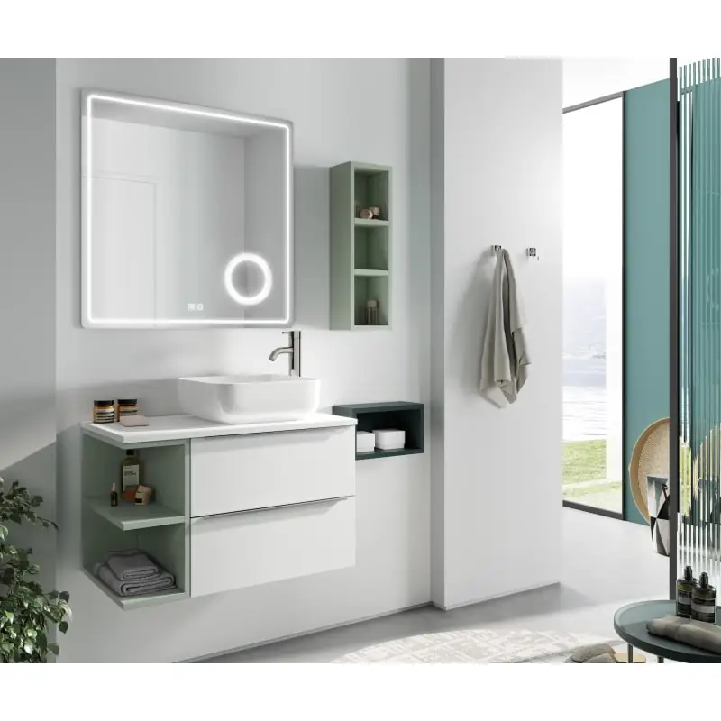 Mueble de baño con encimera de madera Landes Coycama principal 0
