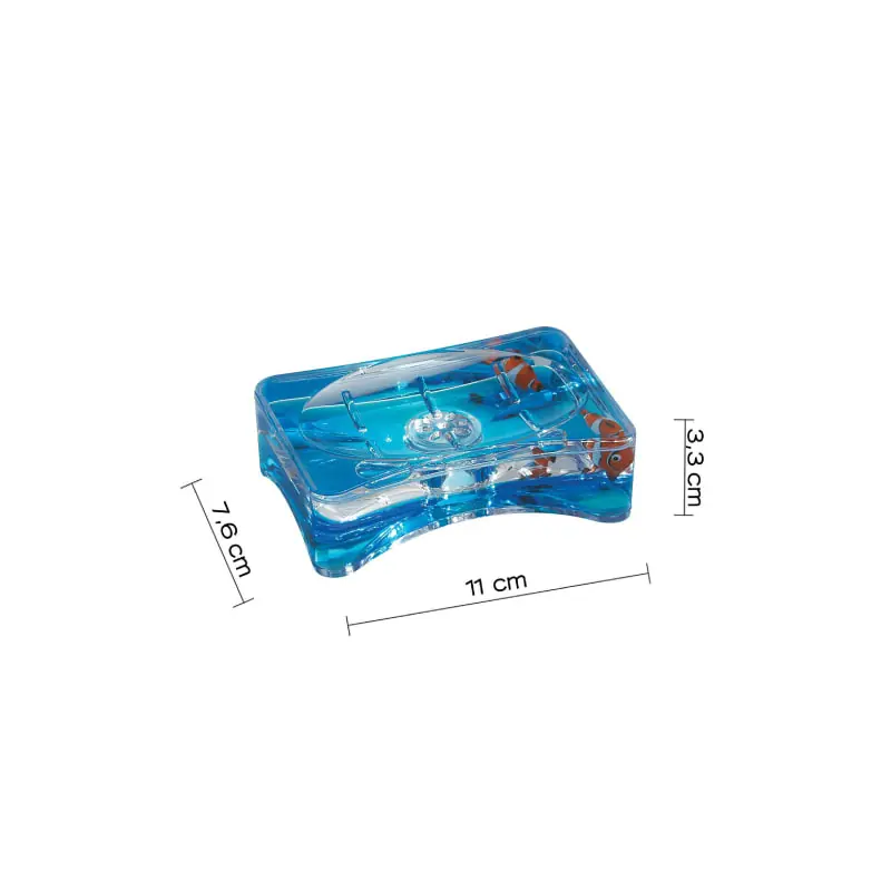 Jabonera de baño Pyxis Gedy croquis 3
