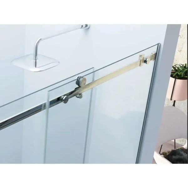 Mampara de ducha Boticelli Glassinox detalle 1