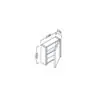 Mueble auxiliar de baño Joker Coycama croquis 18