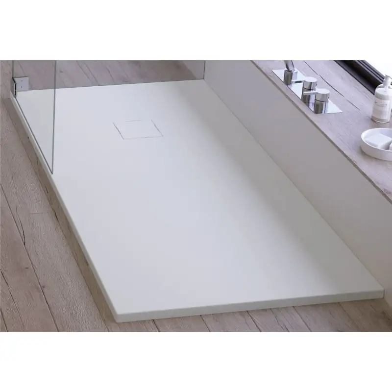 Plato de ducha de resina Liso Seda Doccia ambiente 4
