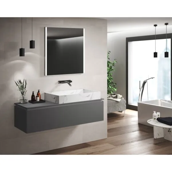 Lavabo suspendido Petra Coycama ambiente 1