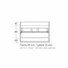 Mueble de baño con encimera de madera Landes Coycama croquis 6