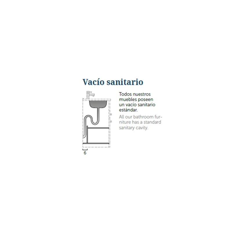 Mueble de baño Landes Coycama opción 10