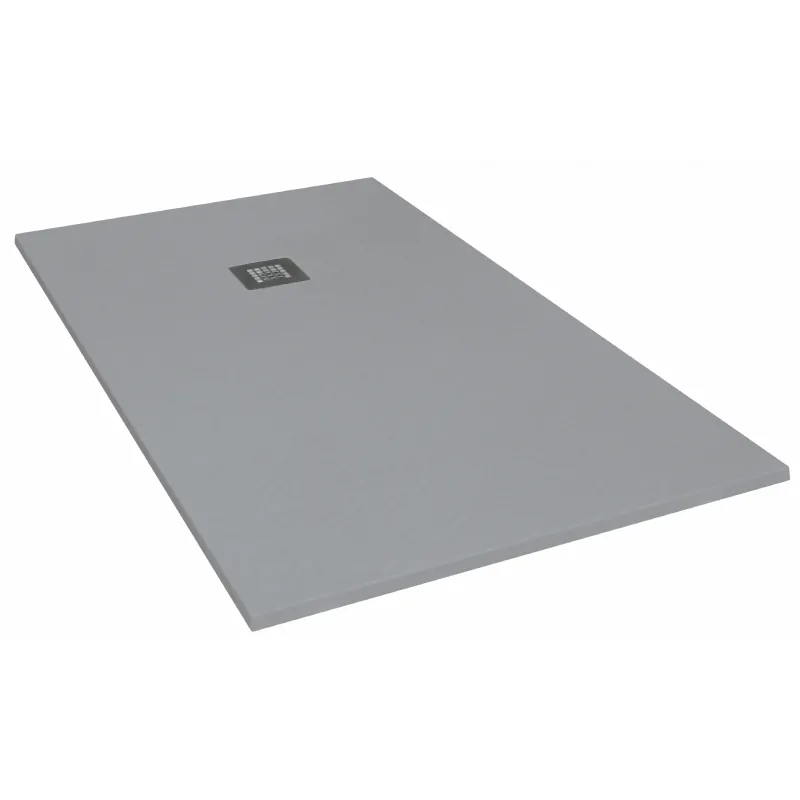 Plato ohmyshower gris cemento